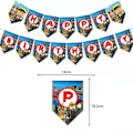 Pikkukuva 2 / 2: 60-osainen Roblox-juhlakoristesetti: Bannerit, ilmapallot, kakunkoriste, pyörteet