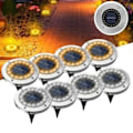 Miniatyrbild 1 av 5: 8-pack Solcellsdrivna Spotlights LED Markbelysning_qq