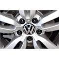 Miniatyrbild 6 av 6: 4-pack - Volkswagen VW Center Caps / Navkapslar - Bil Silver Silver Silver 56 mm - Självhäftande
