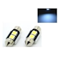Miniatyrbillede 1 af 5: C5W Canbus 31mm 10000k LED projektører SV8.5 festoon 8 8 31mm Kallvit 2-pack