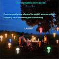 Miniatyrbillede 3 af 9: Jellyflow Lampe, Genopladelig Flydende Vandmandslampe, LED Bærbar RGB Gradient Vandmandslampe Stemmestyring