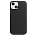 Miniatyrbilde 1 av 2: Lærdeksel til iPhone 13 Mini med MagSafe Midnight Black