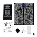 Elektrisk EMS Fotmassage Mat Akupunktur Stimulator Massager remote control One-size remote control One-size