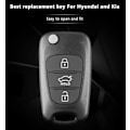 Pikkukuva 6 / 7: Avainkuori Hyundai i20 i30 i35 ix20 ix35 Taitettava Kaukosäätöinen Auton Avaimen Lisävarusteet (2 kpl)