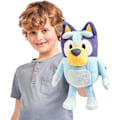 Miniatyrbillede 2 af 2: Bluey Stor 30cm Talende Lyd Plys: Officiel Samlefigur Cozy Jumbo Blød Legetøj, Blå bluey
