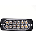 Miniatyrbillede 8 af 8: Super Lysstærk Rød 12-LED 12-24V Bil Lastbil Advarsel Alarm Nød Byggeri Vandtæt Blinkende Advarsels Stroboskop Kofanger Grill Baglygte Arbejdslys 12 LED Red