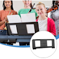 Miniatyrbillede 5 af 5: Keyboard Musikstativ Letvægts Musikstativ Musikstativ Til Nodestykker Elektronisk Klaver Musikstativ (1 stk, Sort)