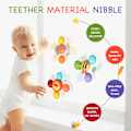 Miniatyrbilde 2 av 5: Pakke med sugekopp-spinnleker, lett å gripe, sensorisk baby tidlig utdanning, spinnleker badeleker, beste strandleker for gutter, jenter