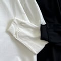 Pikkukuva 3 / 6: Harjattu huppari miehille ja naisille syksyyn ja talveen löysä rento pari pitkähihainen T-paita takki topit pojat rous ja kaula kevät ja syksy. Black XL