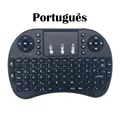 Miniatyrbild 1 av 6: I8 Mini Trådlös Tangentbord 2.4G Handhållna Touch Classic Svart Franska Spanska Ryska Flygmus Spel Tangentbord För Android Tv Box Pc-Datorn Portuguese Lithium Version