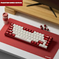 Miniatyrbillede 1 af 6: Ajazz Ak680 Mekanisk Tastatur Spil Kabler Kompakt Bærbar Te Eller Rød Aksel 68 Nøgler Red and white Brown Switch