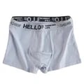Miniatyrbild 1 av 6: 5Pcs Män Underkläder Man Boxers Sexiga Underkläder Bekväm Andningsbart Mode Pojkar Trosor Underkläder Boxershos Män White 4XL(90-100KG)