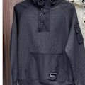 Miniatyrbild 5 av 5: Hösten Mode Brand Hoodie Coat Mäns Nya Par Pullover Lång Ärm Topp Koreanska Style Sytching Loose Blouse Mode On White L