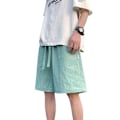 Miniatyrbild 5 av 6: Snabbtorkande Shorts Mäns 2024 Populär Sommar Utomhus Amerikanska Sport Femte Byxor Lös Plus Storlek Pirate Short S Blue 3XL