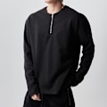 Pikkukuva 2 / 4: Puoli vetoketjullinen valkoinen pitkähihainen miesten paita kevät ja syksy idl tyyli casual collegepaita pari muoti merkki t-paita syksy ja talvi Light Gray XL