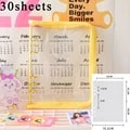 Pikkukuva 1 / 6: 30 ark blixtlås pappersartiklar yellow  2grid 30pcs