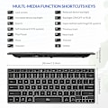 Miniatyrbild 4 av 6: Rii Bluetooth Tangentbord X9, Trådlös Tangentbord Med Rgb Bakgrundsbelysning, Case För Ipad, Ipad Pro, Ipad Mini, Ipad Air,Tablet, Ytan,Pc English