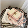 Miniatyrbild 6 av 8: Detta Års Populära Väska 2022 Ny Trendy Väska Kvinnors Avancerade Textur Crossbody Telefon Väska Moderiktig All-Match Liten Kvadratpåse Väskan Black