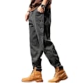 Miniatyrbillede 5 af 7: Amerikanske Retro Workwear Bukser Mænd Forår Og Efterår Mode Mærke Løs Og Enkel Trykt Lige Forår Fritid Bukser Mænd Green L