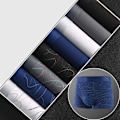 Miniatyrbild 2 av 6: 4/8Pcs Mäns Boxer U Konvex Tryckta Underkläder Manliga Mode Bekväma Shorts Andningsbara Underkläder 45-100Kg D set 8pcs 3XL 70-80kg
