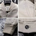 Miniatyrbillede 4 af 7: Forår og efterår Enkel Fast Farve Jakke Mænds Ungdom Slim Fit Mode Casual Sport Jakke Høj-Slut Mænds Bas. Eball Uniformer Apricot XL