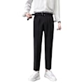 Miniatyrbild 5 av 5: Liten Kostym Byxor Mäns 2023 Höst Och Vinter Nya Lösa Drooping Slim Fit Knäppad Casual Byxor Mode Brand Street Su Byxor Khaki 34
