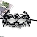 Miniatyrbild 3 av 6: Halloween Mask Sexiga Spets Velvet Material Mask Party Kostym Masquerade Mask Unisex Halloween Gåvor Black Eye Mase Cosplay- Name FAC2287HH