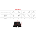 Miniatyrbild 2 av 6: 6St Pack 2024 Män Trosor Bomull Underkläder Han Varumärke Boxer Och Underkläder För Homme Lyx Set Shorts Ruta Klippsats 6pcs-W2-Black XXL