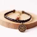 Miniatyrbillede 1 af 5: Q. Ger Etnisk Stil Retro Bære Rem 12 Constellation Armbånd Kvindelig Student Jingdezhen Keramiske Smykker Boder Natmarked Varer Libra