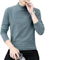 Miniatyrbild 4 av 8: Develvet Halv Turtleneck Base Tröja Mäns Dubbelsida Plus Lång Ärm T-Shirt Trend Vinter Sträck Varm Under Kläder Green 4L