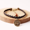 Miniatyrbillede 2 af 5: Q. Ger Etnisk Stil Retro Bære Rem 12 Constellation Armbånd Kvindelig Student Jingdezhen Keramiske Smykker Boder Natmarked Varer Libra