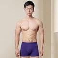 Pikkukuva 1 / 6: 1St Mäns Underkläder Platt Vinkel Underkläder Herrbyxor Andas Stora Storlek Hane Underpansk Modal Traceles Underprogram: blue 5XL (80-87kg)
