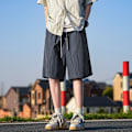 Miniatyrbillede 8 af 11: 2024 Nye Cool Hurtigtørrende Shorts Mænd Sommer Letvægts Japanske Drenge Løs Fritid Sport Shorts Black L