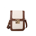 Miniatyrbild 5 av 8: Detta Års Populära Väska 2022 Ny Trendy Väska Kvinnors Avancerade Textur Crossbody Telefon Väska Moderiktig All-Match Liten Kvadratpåse Väskan Black