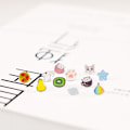 Miniatyrbillede 4 af 11: Q. Ger Creative Håndværk Cartoon Sød Frugt Dyr Stud Øreringe Sjove Øreringe Håndlavet Varme Krympbare Sheet Stud Øre Ringe Stald Bear Bugs Bunny