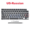 Miniatyrbild 5 av 6: Nya Brittiska Ryska Tangentbords Tangentkapslar För Macbook Pro M1 M2 14&Quot; 16&Quot; A2442 A2485 A2779 A2780 Keycaps 2021–2023 År Norway