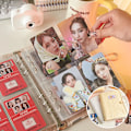 Miniatyrbillede 3 af 6: Skakbræt Gitter A5 Fotokort Binderkort Opbevaringsbog 4 Gitter Indre Side Kpop Idol Kort Opbevaringsalbum Photocard Supp Lyd 20PCS inner page