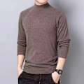 Miniatyrbild 2 av 8: Develvet Halv Turtleneck Base Tröja Mäns Dubbelsida Plus Lång Ärm T-Shirt Trend Vinter Sträck Varm Under Kläder Green 4L