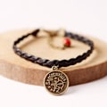 Miniatyrbillede 4 af 5: Q. Ger Etnisk Stil Retro Bære Rem 12 Constellation Armbånd Kvindelig Student Jingdezhen Keramiske Smykker Boder Natmarked Varer Libra