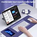 Pikkukuva 3 / 6: Langaton näppäimistö Apple Xiaomi Huawei Samsung Bluetooth-hiirelle Ios Android Windows -järjestelmälle Pyöreät näppäinhatut Suuret akut English set