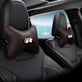 Miniatyrbild 3 av 6: Läder Bil Sittplats Huvudstöd Minne Skum Comfort Hals Kudden Auto Interiors För Volkswagen Vw Rline R Golf Amarok T5 Id 3 Tiguan Gti. 1pcs Beige