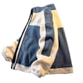 Miniatyrbild 4 av 4: Hösten Och Vinter Lamm Ner Bomulls-Padded Rock Män Rock Fleece-Lined Förtjockade Bomulls Rock Pojkar 2023 203 Nya Vinterkläder Bomullspadda Kläder Blue XL