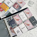Pikkukuva 3 / 6: Suuri kapasiteetti valokuva-albumi Kpop-kansio Photocard-pidike Kpop-albumi 20 sisäsivua 6/7/8 ruudukkoa Valokuvien keräilykirja S13 9 grids cover