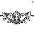 Miniatyrbillede 1 af 6: Kvinder Hul Sexet Blonde Maske Til Cosplay Prom Fest Tilbehør Kostume Karneval Fest Maske Natklub Dronning Masse K 11