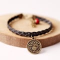 Miniatyrbillede 3 af 5: Q. Ger Etnisk Stil Retro Bære Rem 12 Constellation Armbånd Kvindelig Student Jingdezhen Keramiske Smykker Boder Natmarked Varer Libra