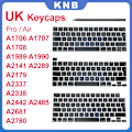 Pikkukuva 1 / 6: Uudet Brittiläiset Näppäimistönäppäimet Macbook Prolle A1706 A1990 A2141 A2251 A2289 A2179 A2337 A2338 A24. A2485 A2681 A2780 Uk Keycap. A1708 UK