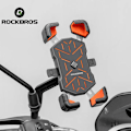 Pikkukuva 4 / 6: Rockbros Pyöränpuhelimenpidike 360° Näytä Universaali Pyöränpuhelimenpidike 4.5-7.2 Tuuman Matkapuhelin Iskunvaimennus Rearview mirror 01