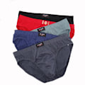 Miniatyrbillede 4 af 6: 5 stk. / Lot Sommer Mænds Underbukser 100% Bomuld Mænd Underbukser Plus Størrelse Mænd Underbukser 4Xl/5X L/6Xl Mænds Åndbare Bukser AB00600 4XL