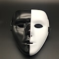 Pikkukuva 4 / 6: 1. Full Face Mask Handmålad Halloween Maskerad Skrämmande Fest Tillbehör Cosplay Kostym Tillbehör Anslag S 8