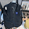 Pikkukuva 4 / 4: Design Sense Niche Kostym Jacka Mode Brand Pu Shuai Lös Kall Stil Kostym Hög Grad Känsla Fried Street Topp Apricot 2XL